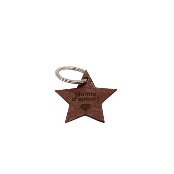 porte cle cuir