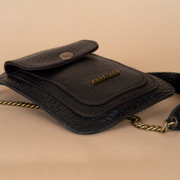 pochette bandoulière téléphone noir